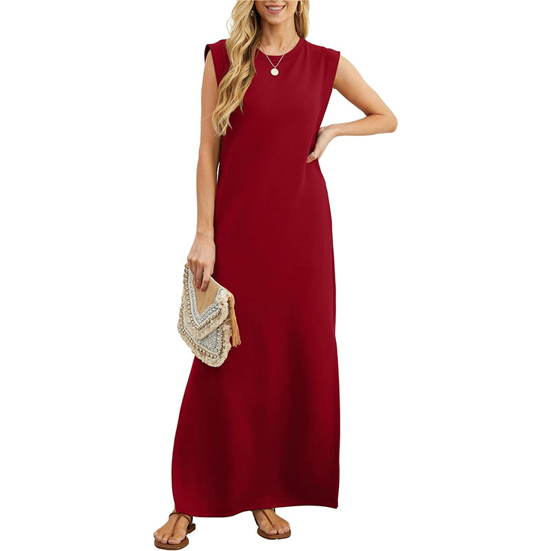 Abito Maxi da Spiaggia con Tasche