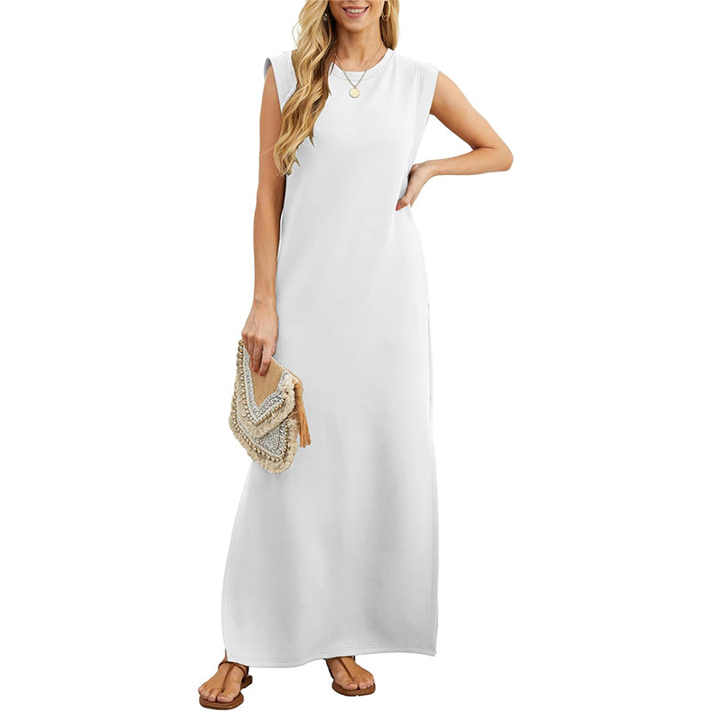 Abito Maxi da Spiaggia con Tasche