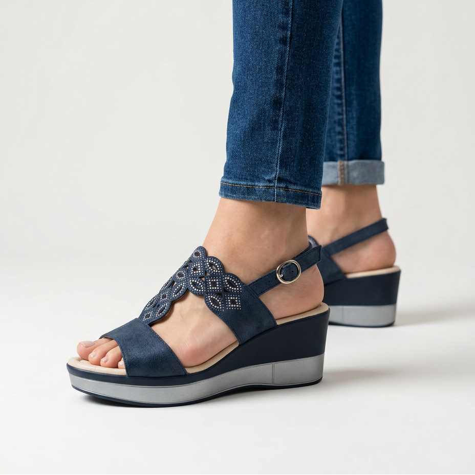 Rachele - Sandalo Donna con Zeppa