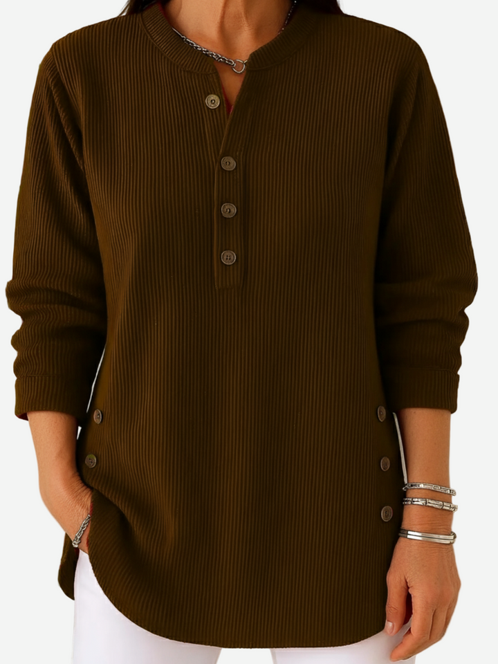 Cristina – Blusa da donna con bottoni