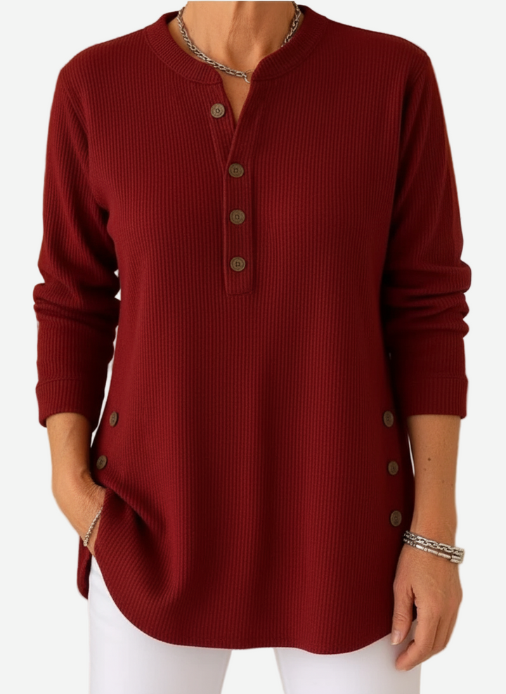 Cristina – Blusa da donna con bottoni
