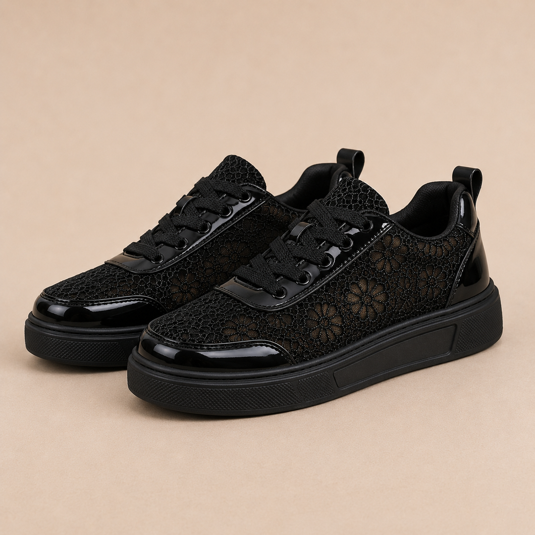 Sofia Marini | Sneakers Eleganti con Dettagli in Pizzo