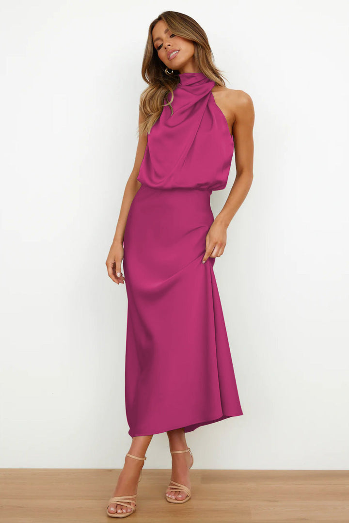 Valentina – Abito drappeggiato elegante maxi