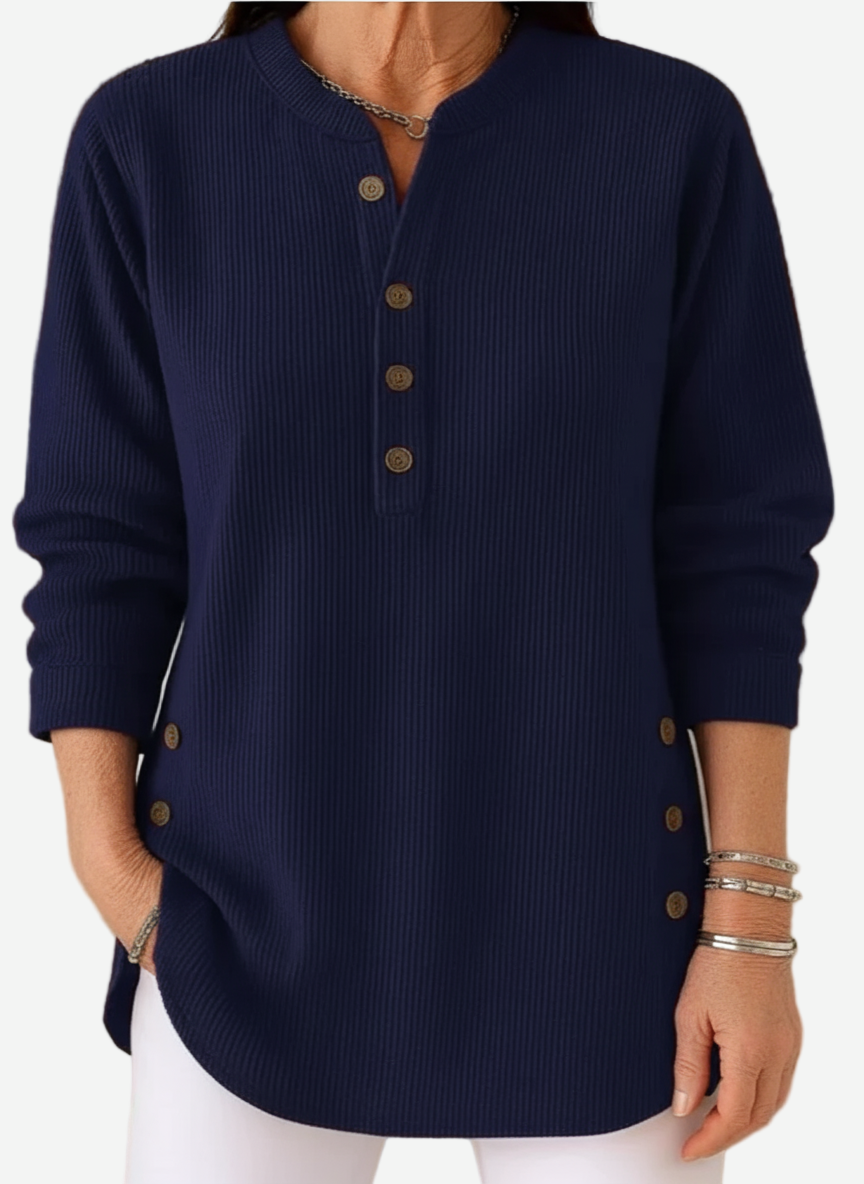 Cristina – Blusa da donna con bottoni