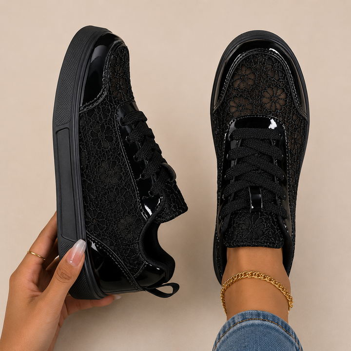 Sofia Marini | Sneakers Eleganti con Dettagli in Pizzo