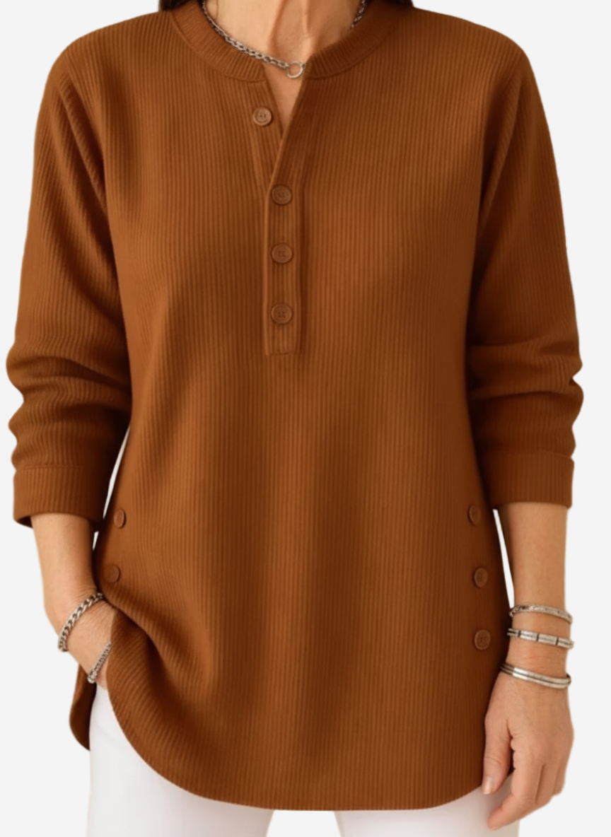 Cristina – Blusa da donna con bottoni