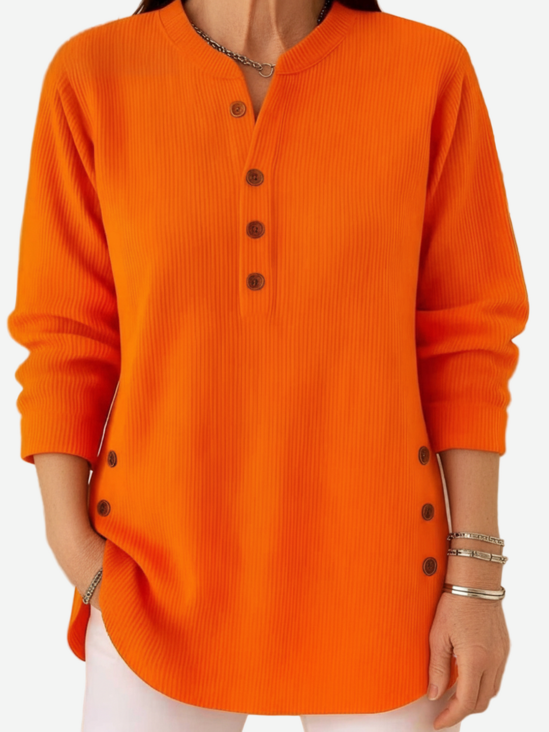 Cristina – Blusa da donna con bottoni