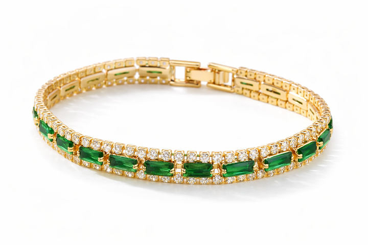 Giuseppina | Bracciale lussuoso con smeraldo