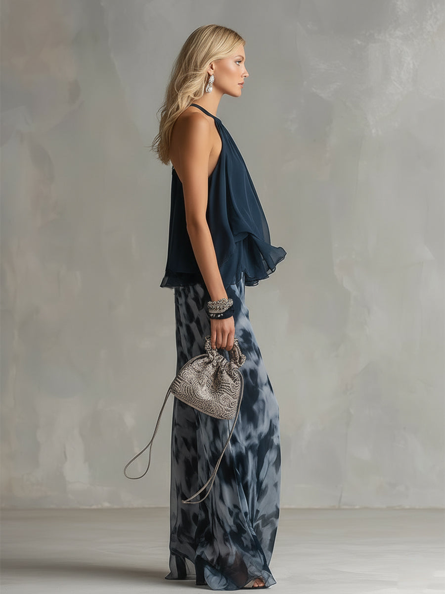 Celeste – Completo fluido elegante e leggero