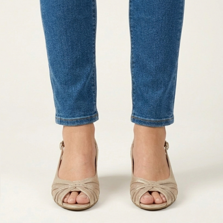 Fiamma - Sandalo comoda Donna con tacco