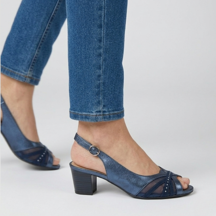 Fiamma - Sandalo comoda Donna con tacco