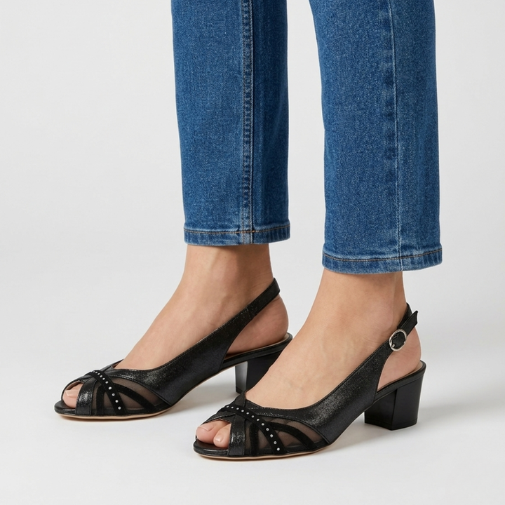 Fiamma - Sandalo comoda Donna con tacco
