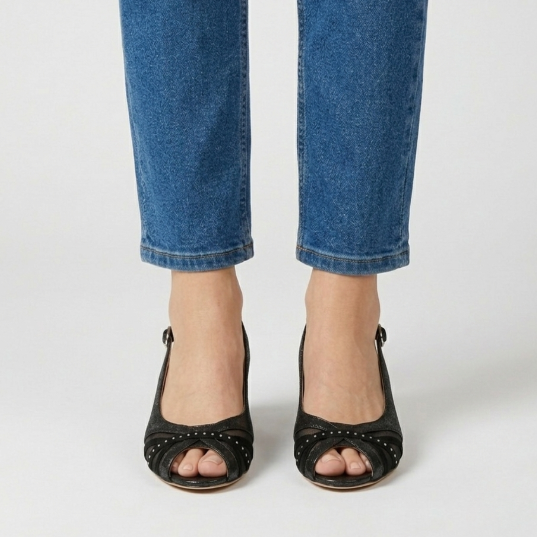 Fiamma - Sandalo comoda Donna con tacco