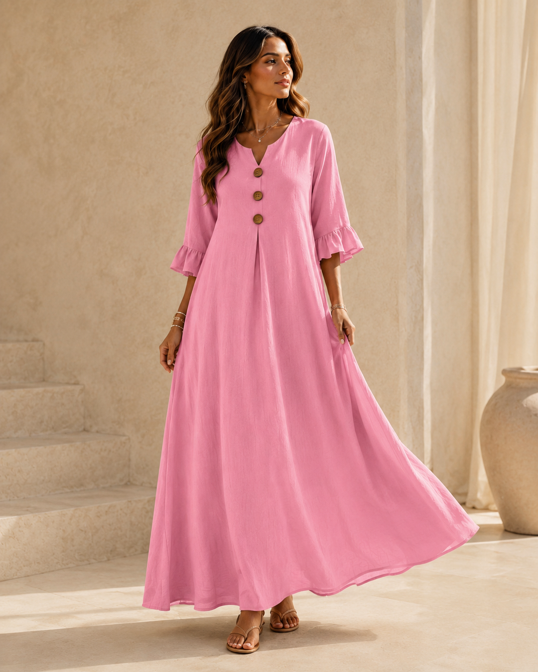 Nea | L’abito maxi che unisce comfort ed eleganza naturale