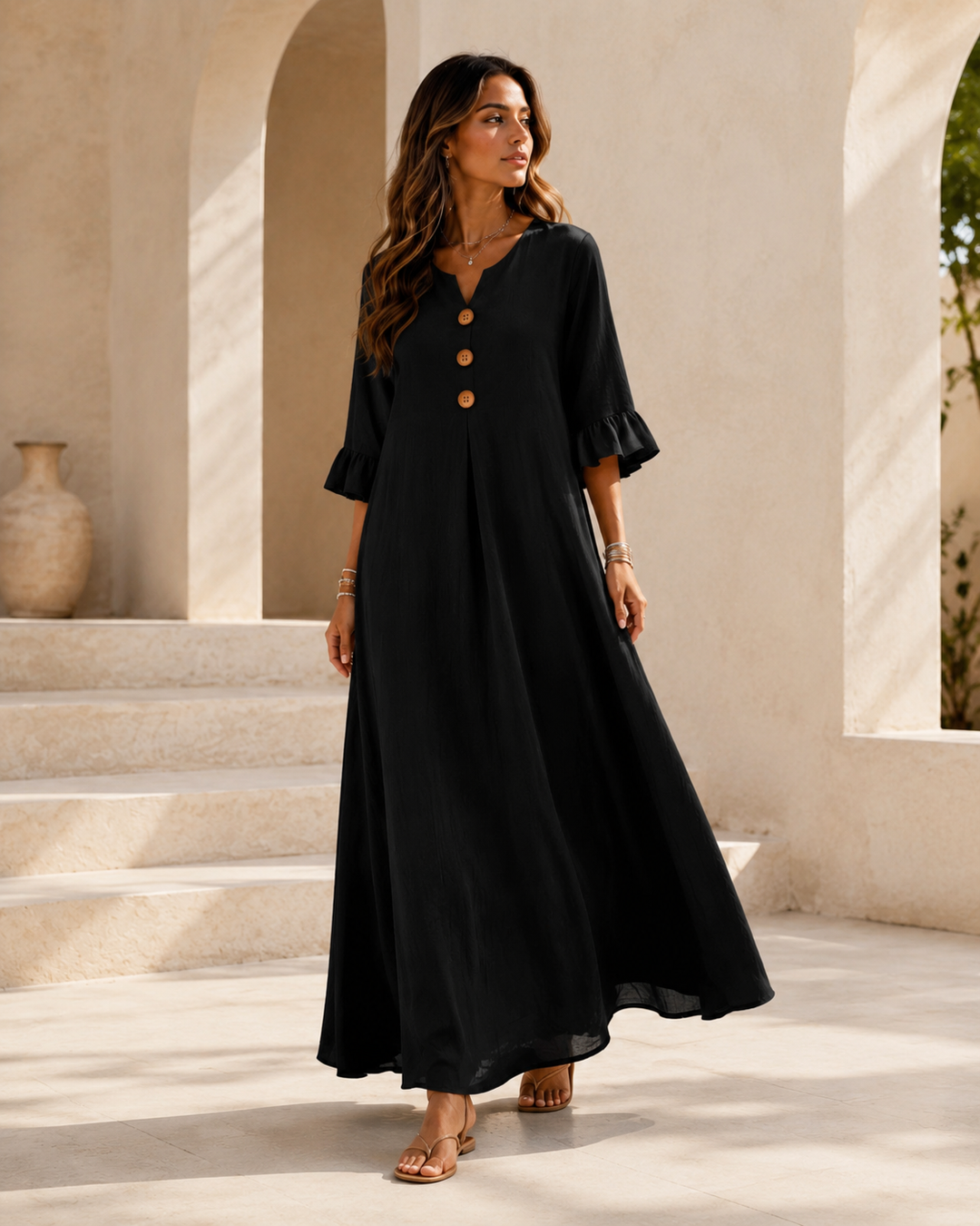 Nea | L’abito maxi che unisce comfort ed eleganza naturale