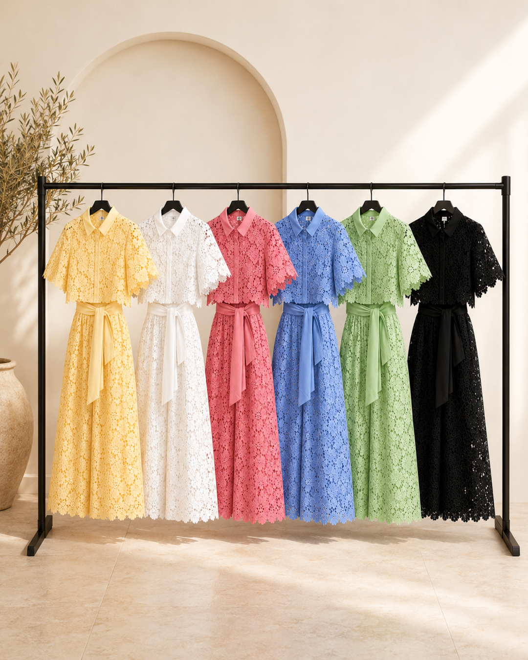 Mariana | Completo Due Pezzi in Pizzo