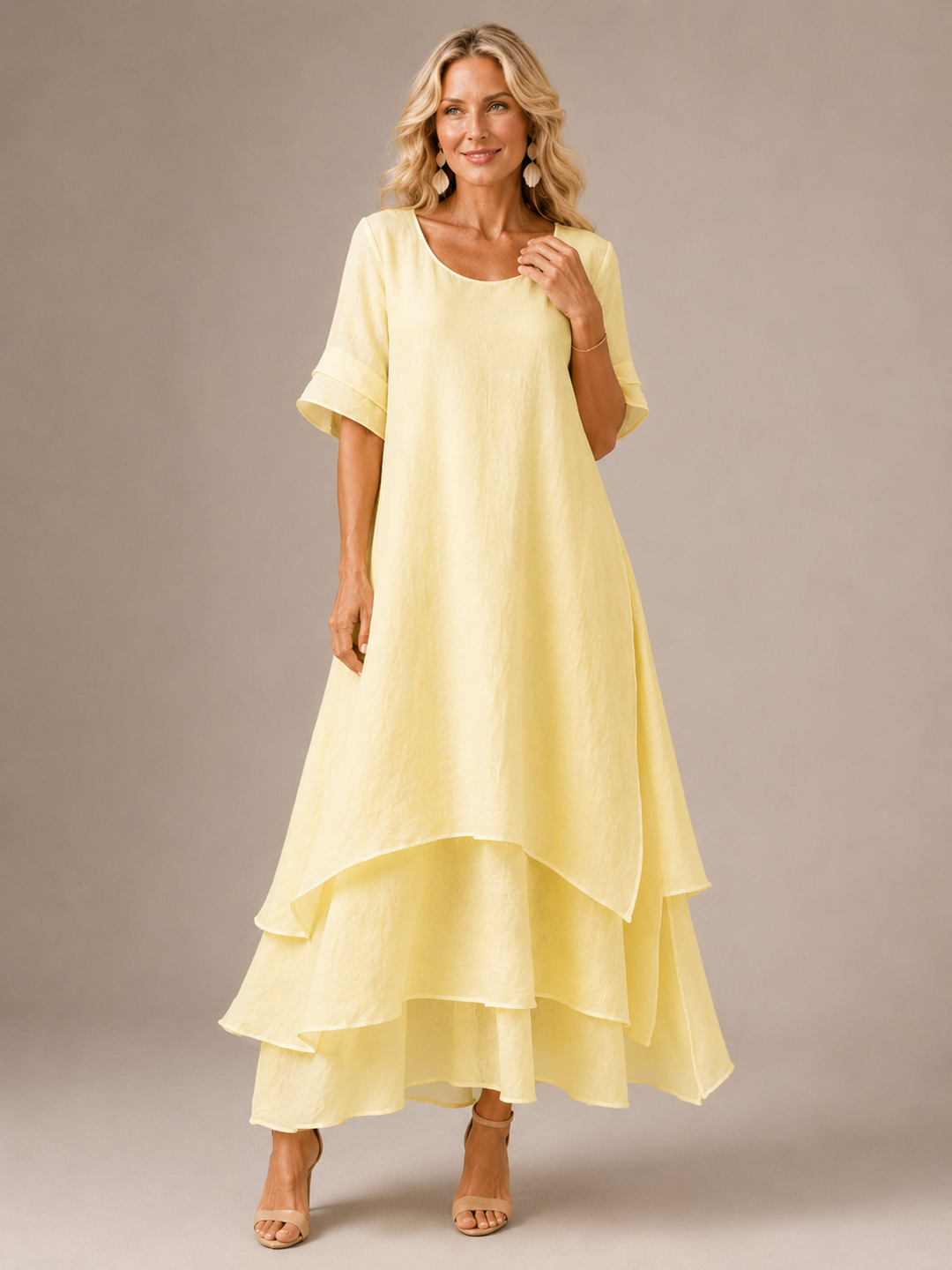 Rosa | Abito Maxi Elegante