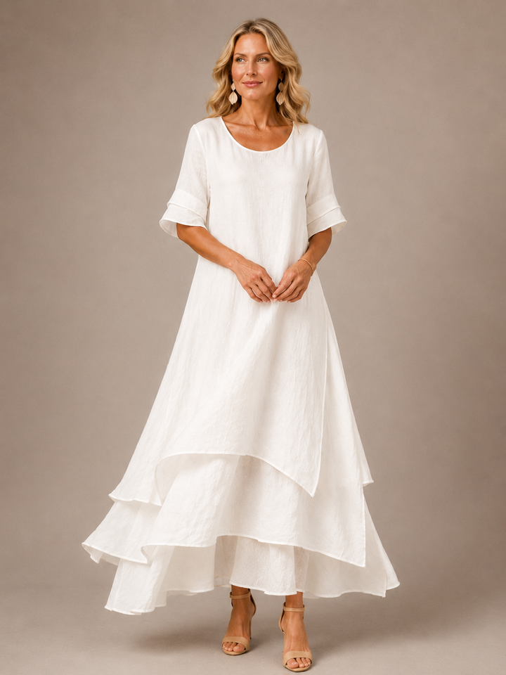 Rosa | Abito Maxi Elegante