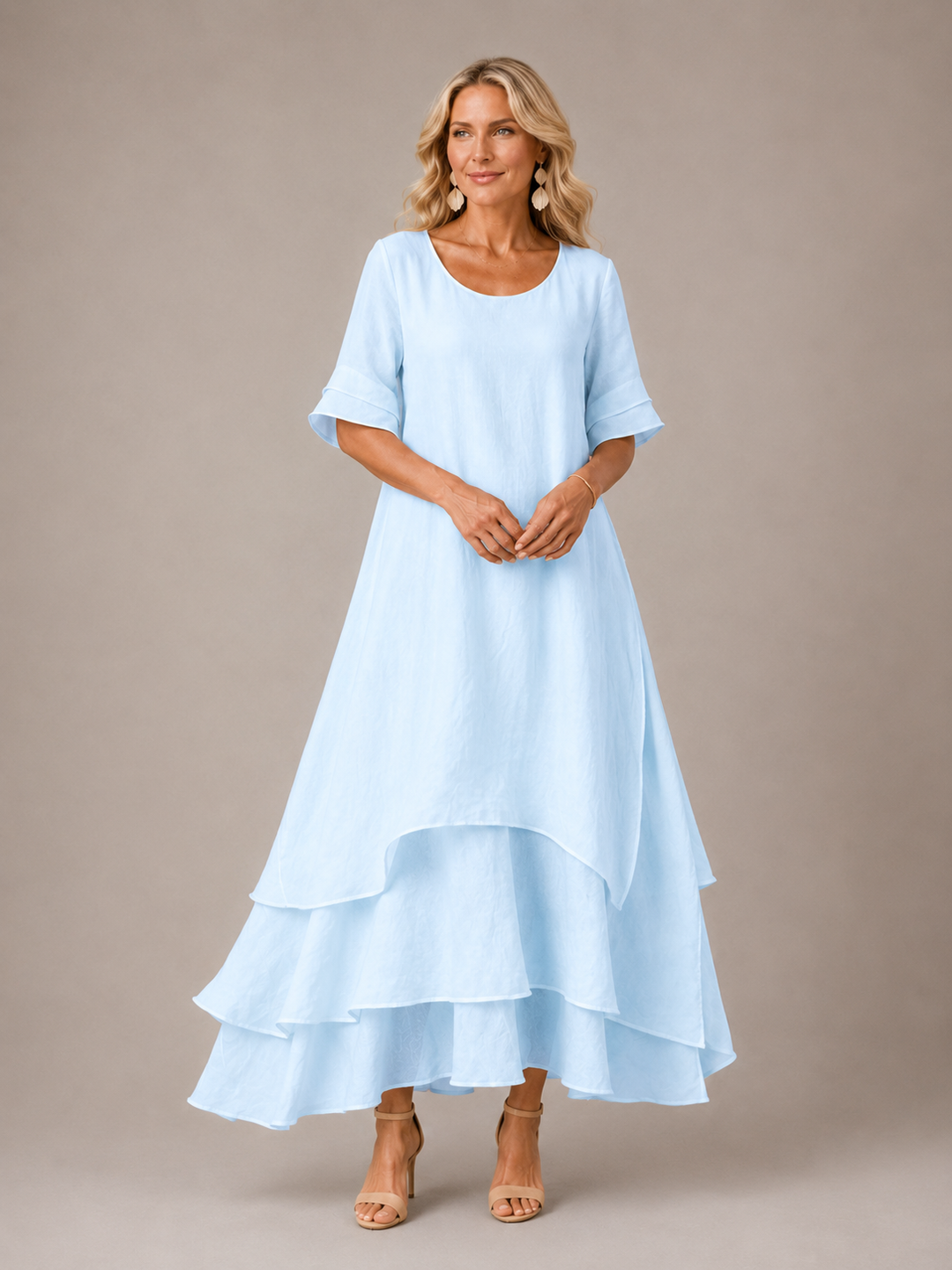 Rosa | Abito Maxi Elegante