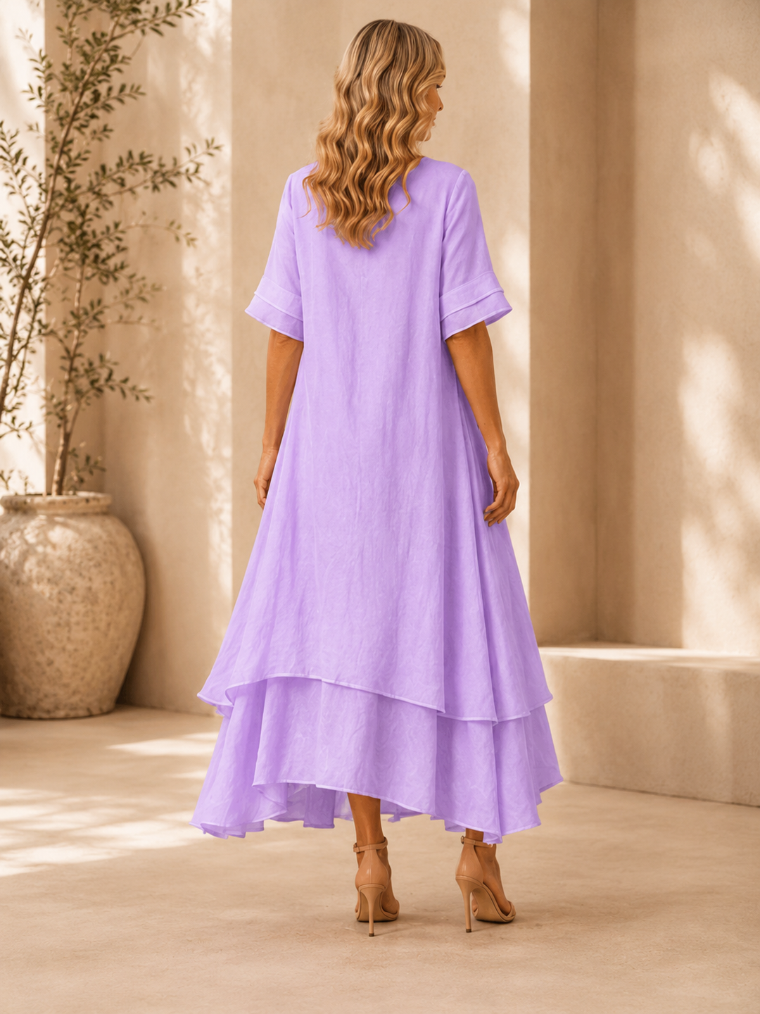 Rosa | Abito Maxi Elegante