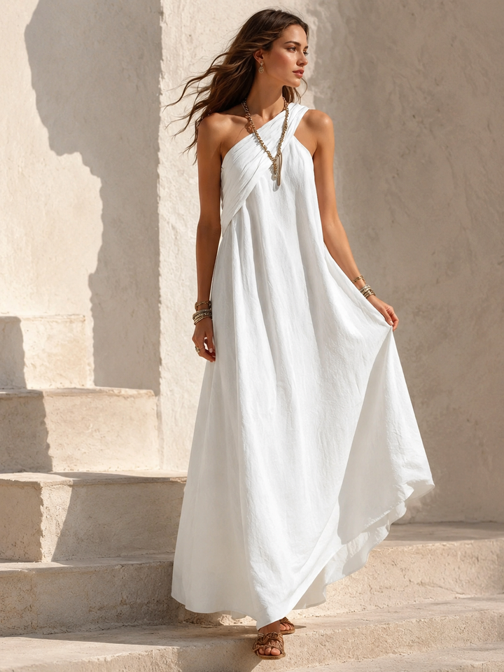 Vera | Abito camicia elegante in lino