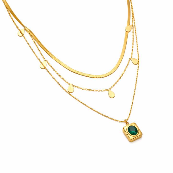 Leonia | Collana con smeraldo