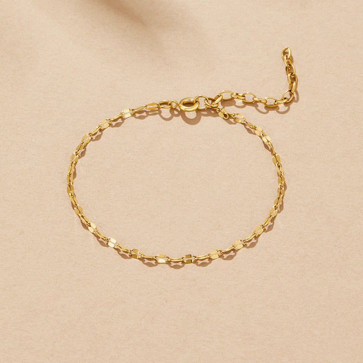 Leila | Bracciale a Catena Dorata