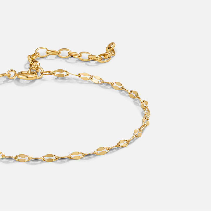 Leila | Bracciale a Catena Dorata
