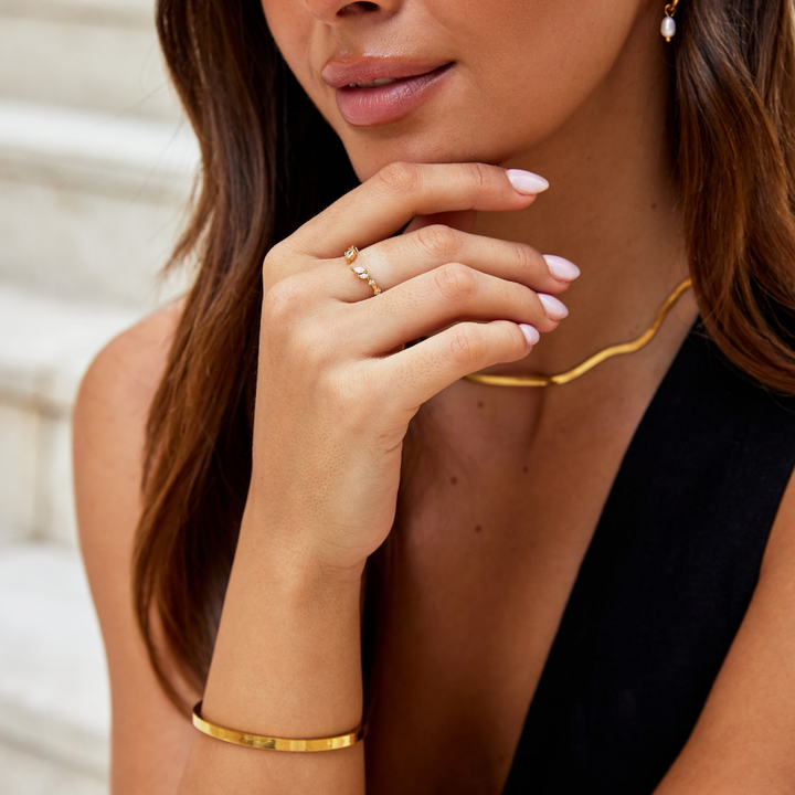 Lea | Anello placcato oro 18k