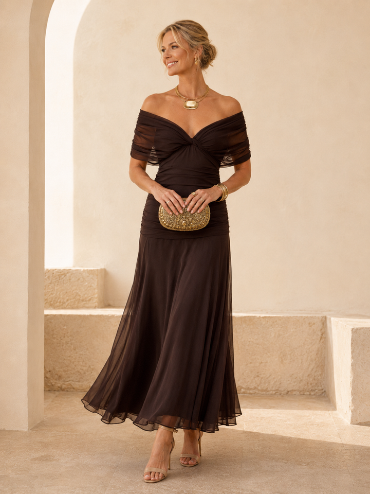 Lydia | Abito Maxi con Spalle Scoperte