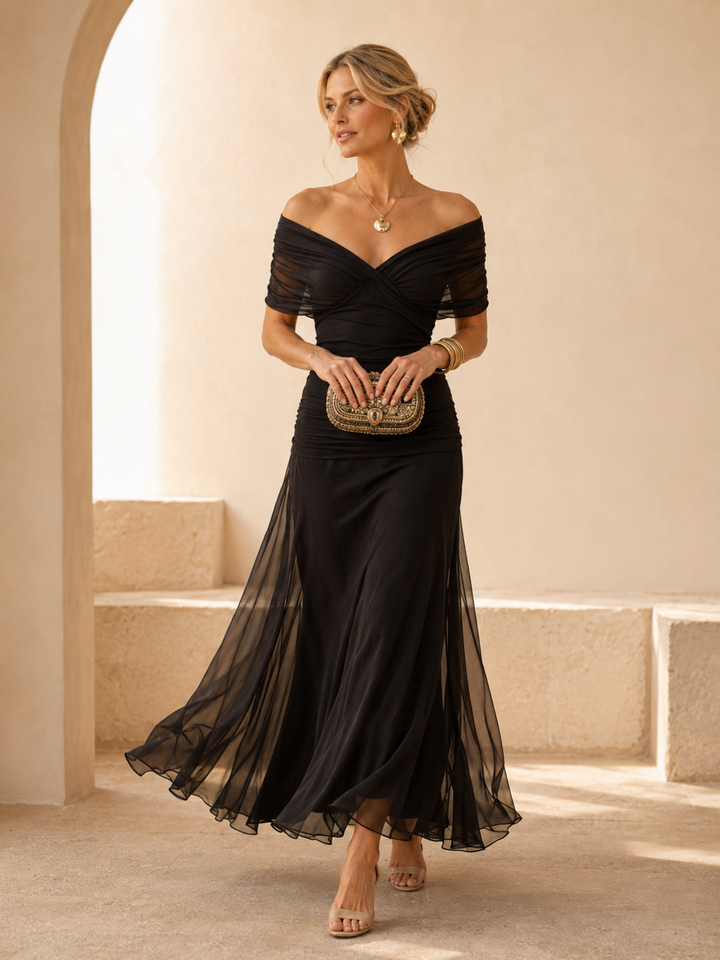 Lydia | Abito Maxi con Spalle Scoperte