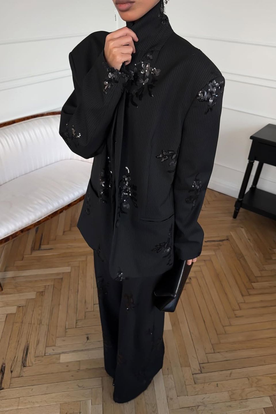 Valentina – Set blazer e pantaloni con paillettes