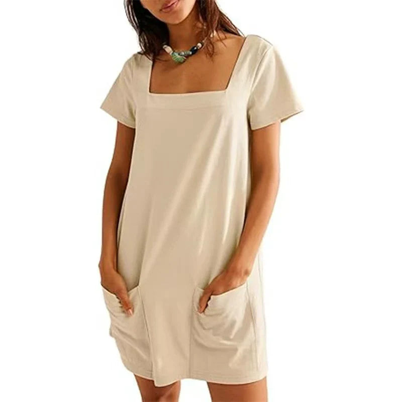 Abito T-Shirt con Tasche