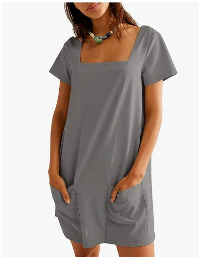 Abito T-Shirt con Tasche