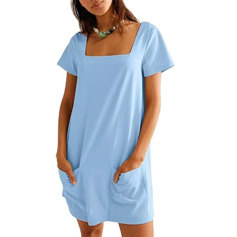 Abito T-Shirt con Tasche