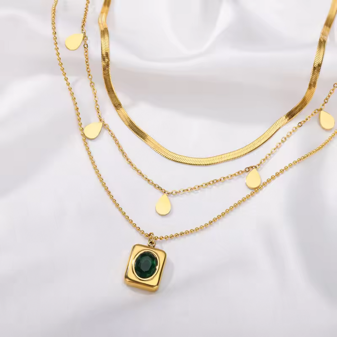 Leonia | Collana con smeraldo