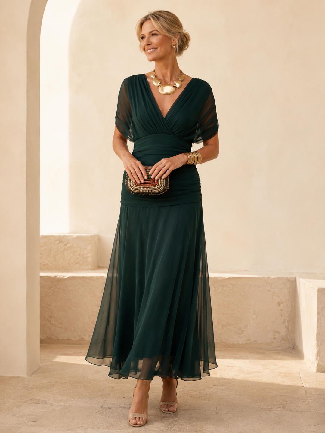 Lydia | Abito Maxi con Spalle Scoperte