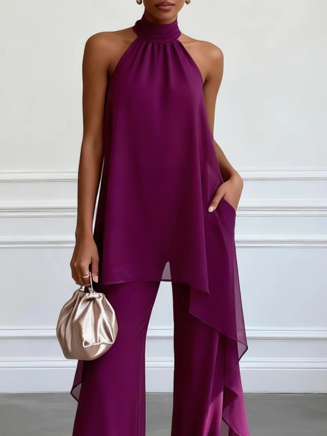 Isadora – Completo halter elegante e moderno