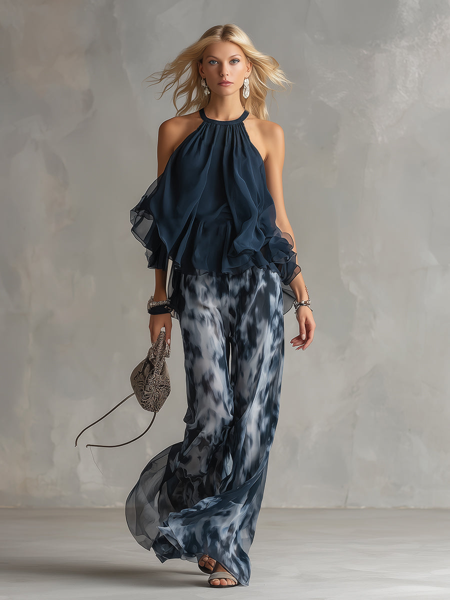 Celeste – Completo fluido elegante e leggero