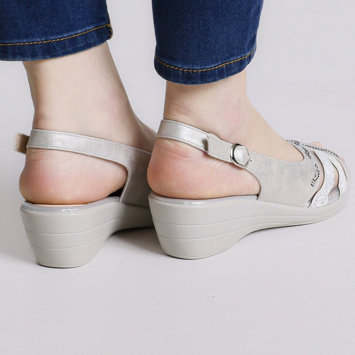 Miriam - Sandalo Donna con Zeppa