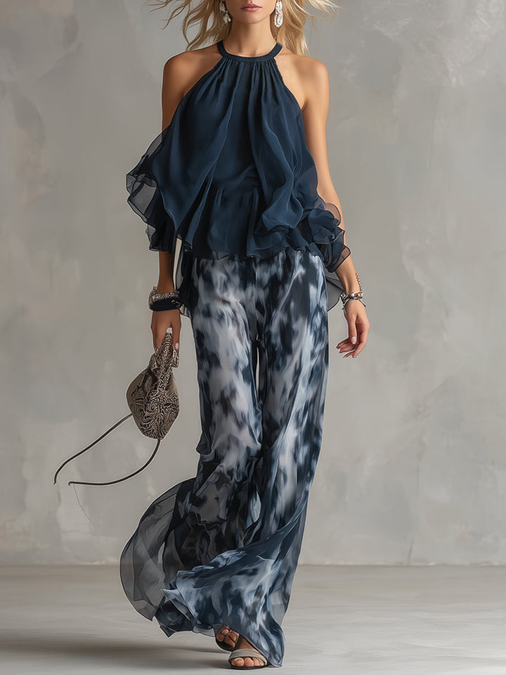 Celeste – Completo fluido elegante e leggero