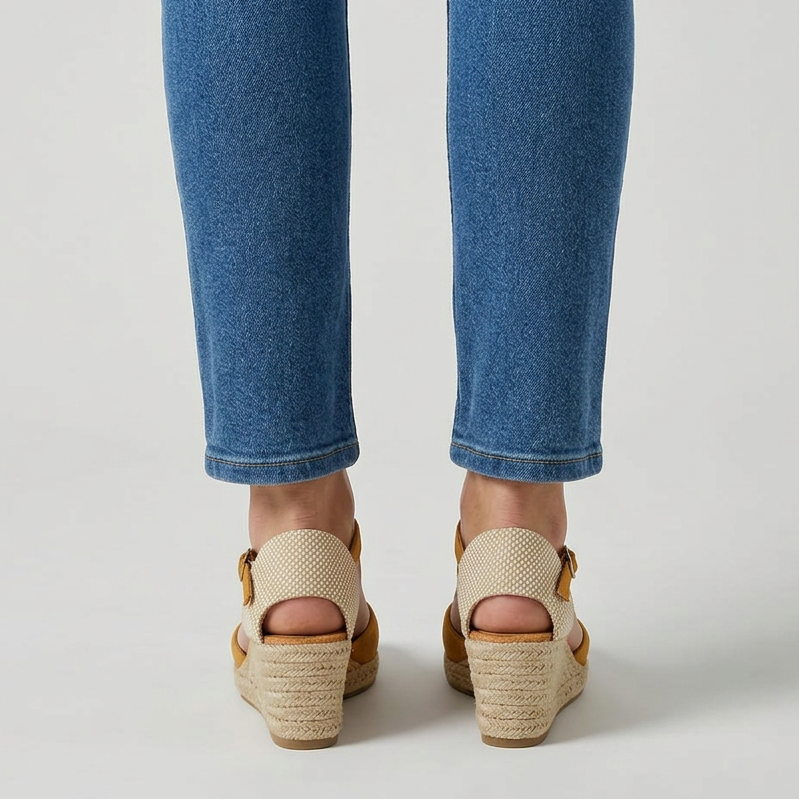 Giada - Sandalo Donna con Zeppa