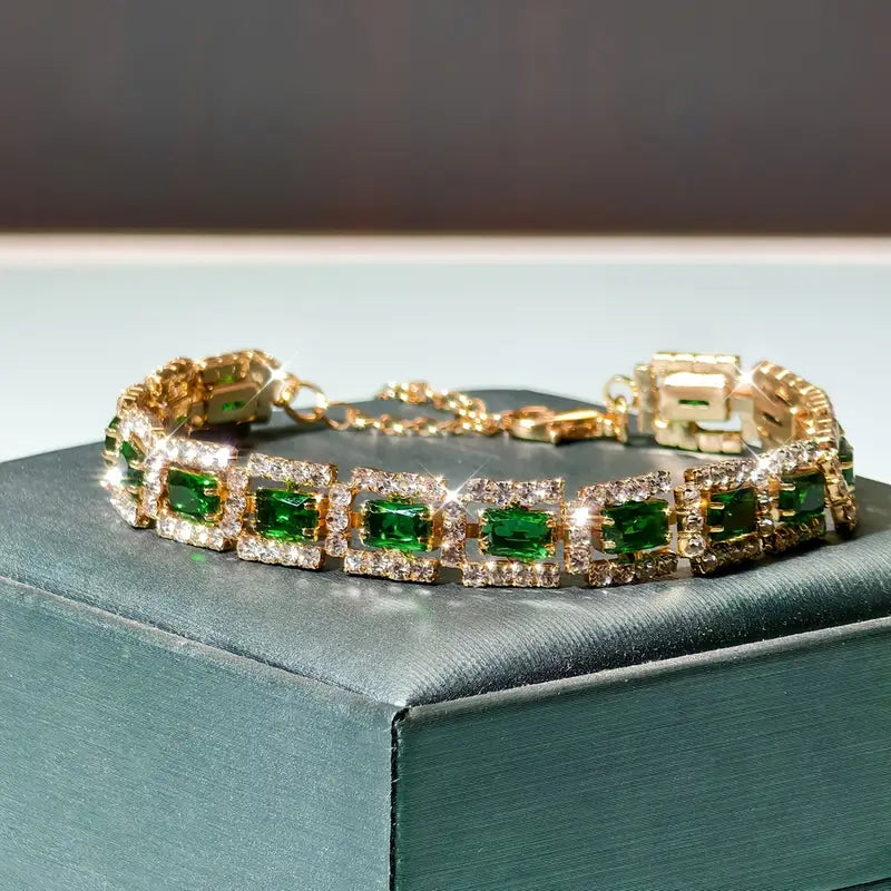 Giuseppina | Bracciale lussuoso con smeraldo