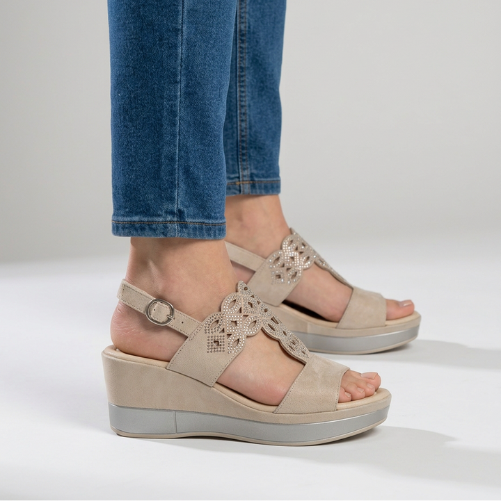 Rachele - Sandalo Donna con Zeppa