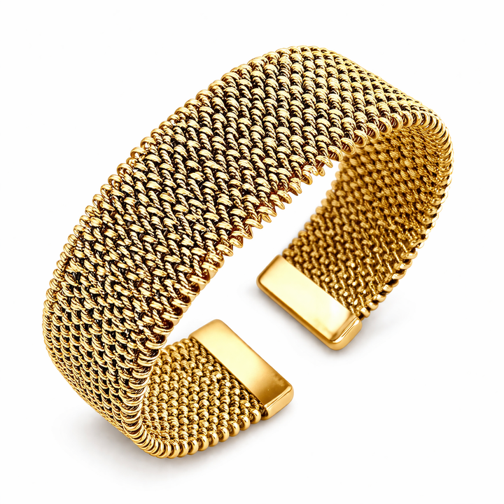 Aurea | Bracciale in maglia dorata vintage
