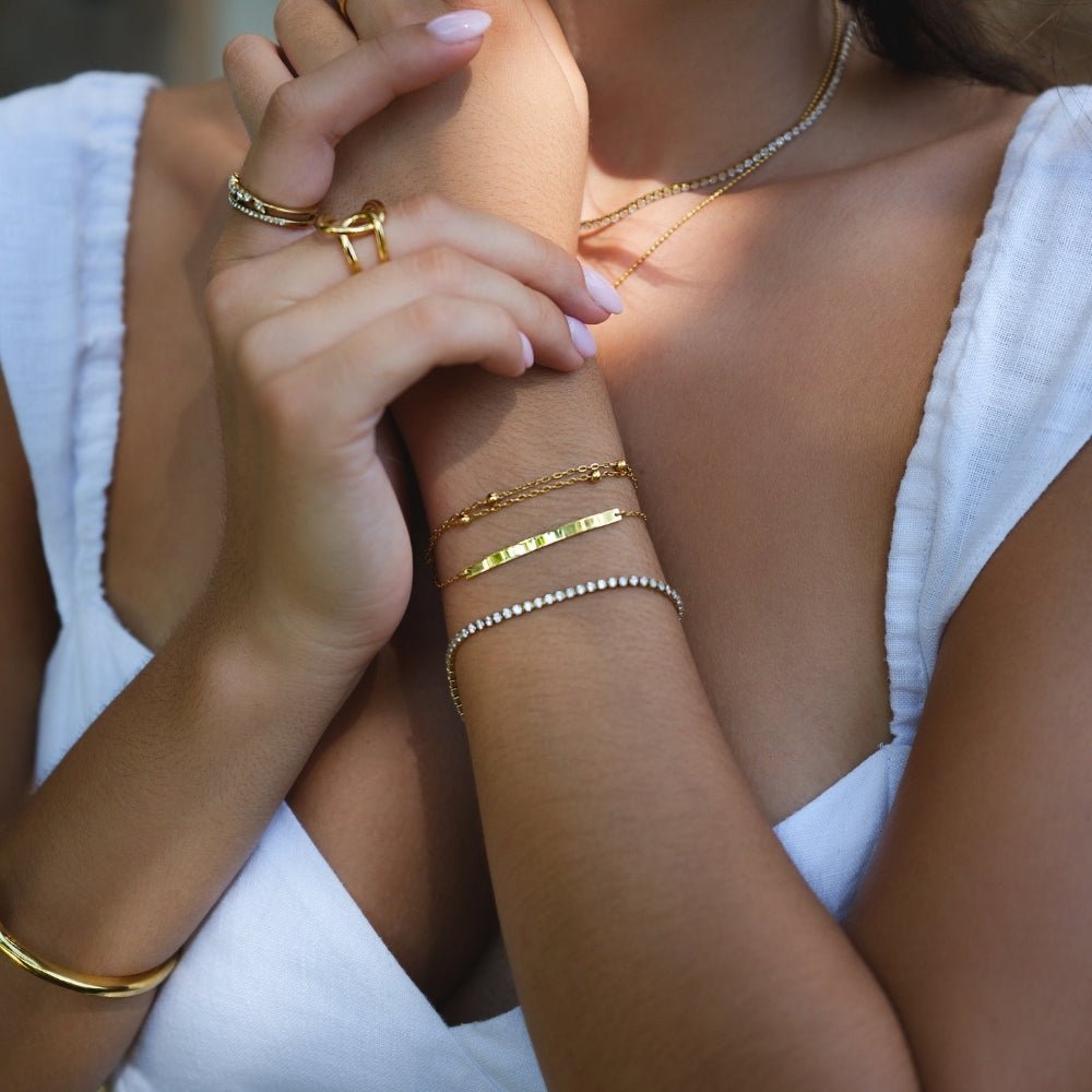 Gaia | Bracciale Multistrato Dorato