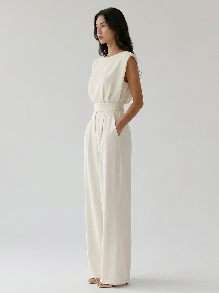 Rossana – Tuta elegante da donna con cintura in vita