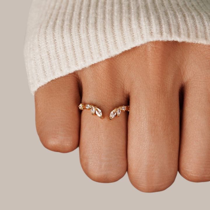 Lea | Anello placcato oro 18k