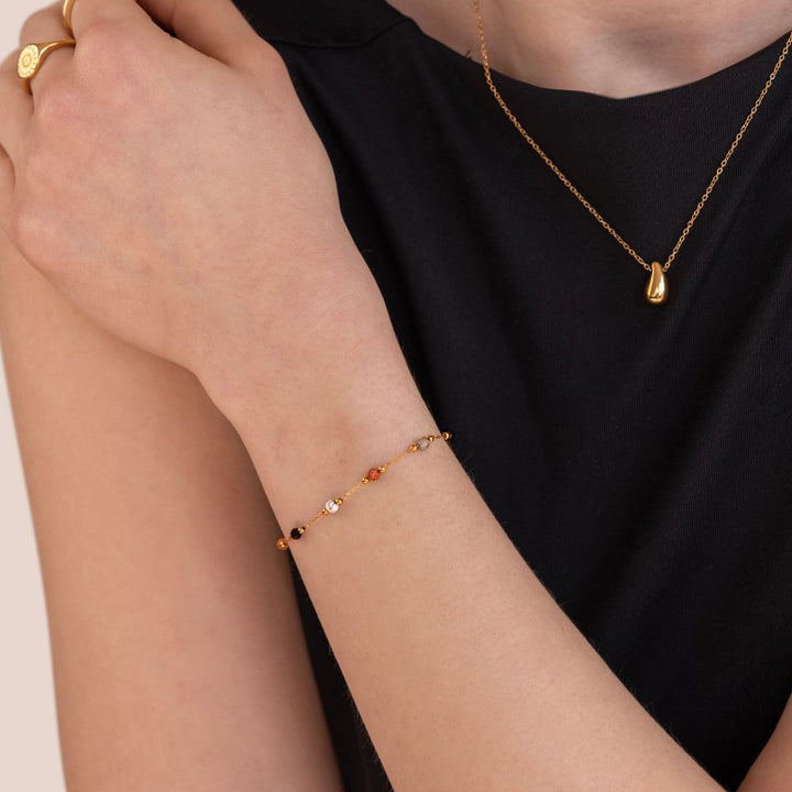 Lulu | Bracciale con Pietre e Perline