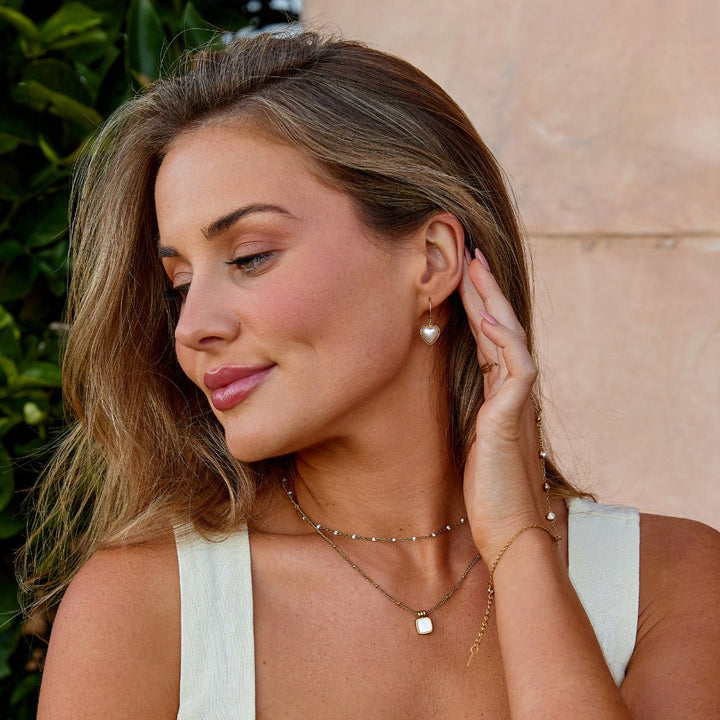 Creole cuore con perla